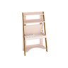 Conjunto Quarto Cama Solteiro e Escrivaninha/ Estante Simba com Pés em Madeira - Reller - Rosa Fosco - 4
