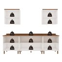 Ver imagem 4 de Armário de Cozinha Genialflex Iluminata 5 Peças Branco Ébano