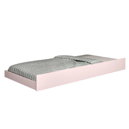 Kit Cama de Solteiro Rosa para Menina com Cabeceira Baú Luxo Personagem Princesas + Cama Auxiliar - 6