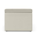 Ver imagem 4 de Calçadeira Baú Navi 195 para Cama King A-017 Couro Bege Aradecor