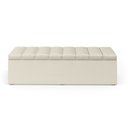 Ver imagem 2 de Calçadeira Baú Navi 195 para Cama King A-017 Couro Bege Aradecor