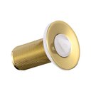 Ver imagem 3 de Válvula Lavatório Dourado Brilhante Metal Pia Banheiro Ralo 7/8