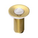 Ver imagem 1 de Válvula Lavatório Dourado Brilhante Metal Pia Banheiro Ralo 7/8