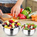 Ver imagem 3 de Tigela Bowl Pro Aço Inox 1,6 Litros 22x12cm Frg4107