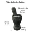 Ver imagem 4 de Pilão de Pedra Sabão 13 Cm