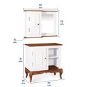 Ver imagem 5 de Gabinete para Banheiro 1 Porta e Armário Espelheira Dália 3051