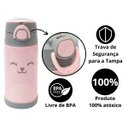 Ver imagem 4 de Garrafa Térmica Infantil para Bebê com Canudo Buba Copo Inox Menina Menino