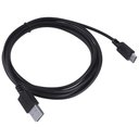 Ver imagem 1 de Cabo para Celular Smartphone Usb a 2.0 Usb Tipo C 2m Preto