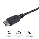 Ver mais imagens de Cabo para Celular Smartphone Usb a 2.0 Usb Tipo C 2m Preto