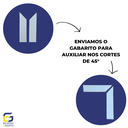 Ver imagem 3 de Moldura Painel Ripado Eva Autocolante Liso 2,5cmx5mm 25 Mts - Branco