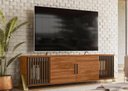 Ver imagem 2 de Bancada Metallic 1.9 para TV de até 75 Polegadas Cinamomo Mel - Mobler