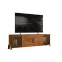 Ver imagem 1 de Bancada Metallic 1.9 para TV de até 75 Polegadas Cinamomo Mel - Mobler