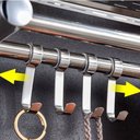 Ver imagem 5 de Organizador Banheiro Cozinha Suporte Inox Gancho Toalha Utensilios Shampoo Condicionador Porta Condi