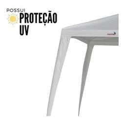 Gazebo Articulado Base 3x3m Alumínio Importway Branco - 3