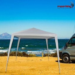 Gazebo Articulado Base 3x3m Alumínio Importway Branco - 10