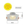Spot De Led Quadrado Embutir 6w Forro Gesso Madeira Pvc Cor:3000 - 6