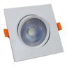 Spot De Led Quadrado Embutir 6w Forro Gesso Madeira Pvc Cor:3000 - 1