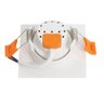 Spot De Led Quadrado Embutir 6w Forro Gesso Madeira Pvc Cor:3000 - 4