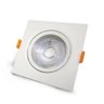 Spot De Led Quadrado Embutir 6w Forro Gesso Madeira Pvc Cor:3000 - 2