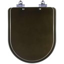 Ver imagem 1 de Tampa de Vaso Sanitário com Amortecedor Carrara Marrom Degrade para Bacia Deca