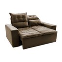 Ver imagem 7 de Conjunto de Sofá 3 e 2 Lugares Retrátil e Reclinável 2.00x1.50m Cama Inbox Smal Suede Castor