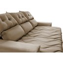 Ver imagem 4 de Conjunto de Sofá 3 e 2 Lugares Retrátil e Reclinável 2.00x1.50m Cama Inbox Smal Suede Castor
