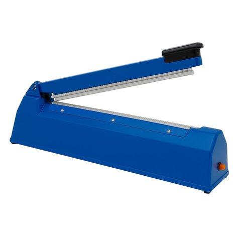 Máquina de Selar Lacrar Embalagens Plásticas Azul 500w 220v