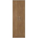 Ver imagem 1 de Sapateira Armário Multiuso Alto 2 Portas 6 Prateleiras 61cm MDF-MDP Amadeirado Demóbile