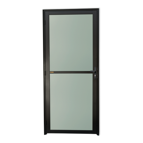 Porta Alumínio Vidrão D.Preto 90 V.Boreal Brimak