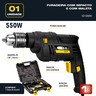 Furadeira com impacto e com maleta Oz Modelo ID1000K  - 2