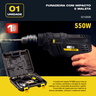 Furadeira com impacto e com maleta Oz Modelo ID1000K  - 3