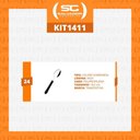 Ver imagem 5 de Kit - 24 Colheres de Sobremesa Leme com Lâmina em Aço Inox Cabo Preto Cspbag - Tramontina