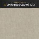 Ver imagem 5 de Puff Banqueta Gael Luxo Madeira Maciça Castellar Móbile Linho Bege Claro