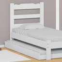 Ver imagem 3 de Bicama de Solteiro com 2 Colchões Branco Pérola Nemargi