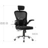 Cadeira para Escritório Ergonômica Modelo Presidente Oc 300 Cor Preto - 7