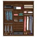 Ver imagem 2 de Guarda Roupa Casal Gaia 6 Portas de Bater 3 Gavetas Malbec Framar