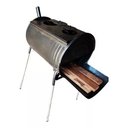 Ver imagem 1 de Fogão a Lenha 2 Bocas e Churrasqueira com Grelha Moeda