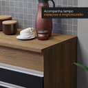 Ver imagem 7 de Armário de Cozinha Compacta 150cm Rustic/Preto Glamy Madesa 01