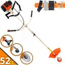 Ver imagem 2 de Roçadeira Profissional a Gasolina Tssaper Rg52cc 52cc Faca 3 Pontas + Lamina de Videa 40 Dentes P/ T
