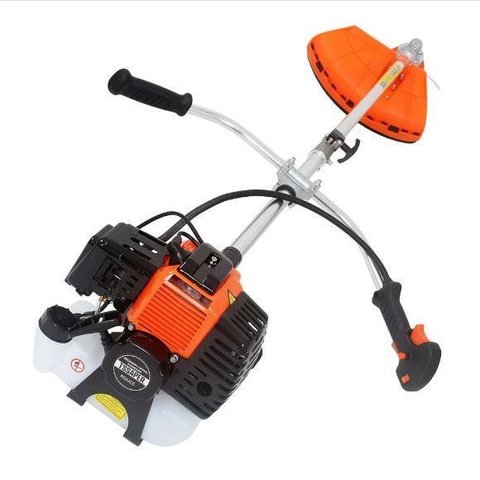 Roçadeira Profissional a Gasolina Tssaper Rg52cc 52cc Faca 3 Pontas + Lamina de Videa 40 Dentes P/ T