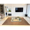 Ver imagem 3 de Tapete Carpete Sala Quarto 2,00x3,00 Paquet Tacos Marrom