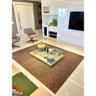 Tapete Carpete Sala Quarto 2,00x3,00 Paquet Tacos Marrom - 6
