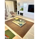 Ver imagem 6 de Tapete Carpete Sala Quarto 2,00x3,00 Paquet Tacos Marrom