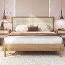 Ver imagem 1 de Cama Queen 172cm com Cabeceira em Palhinha Oslo Artesano