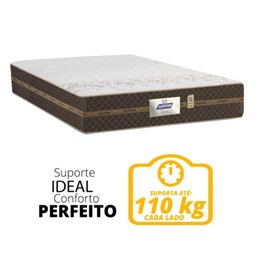 Cama Box Casal Colchão Molas Flora Gazin + Box Sintético 52x138x188 Branco - 5