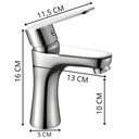 Ver imagem 3 de Torneira Banheiro Misturador Monocomando Metal Inox