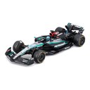 Ver imagem 1 de Miniatura F1 Mercedes W15 #63 Russell C/ Piloto 1:24 Bburago
