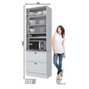 Ver mais imagens de Cozinha Americana Completa Modulada 5 Peças Branco