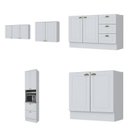Ver imagem 2 de Cozinha Americana Completa Modulada 5 Peças Branco