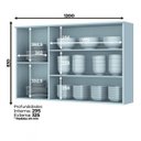 Ver imagem 7 de Cozinha Completa Modulada 5 Peças Americana Branco